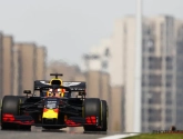 Max Verstappen reageert tevreden na afloop van GP van China