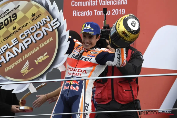 Marc Marquez wint ook laatste manche van MotoGP-seizoen in eigen land