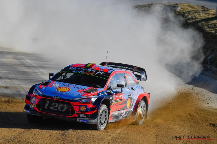 Achtervolgingsrace geen toeval: Thierry Neuville moeizaam gestart in Portugal